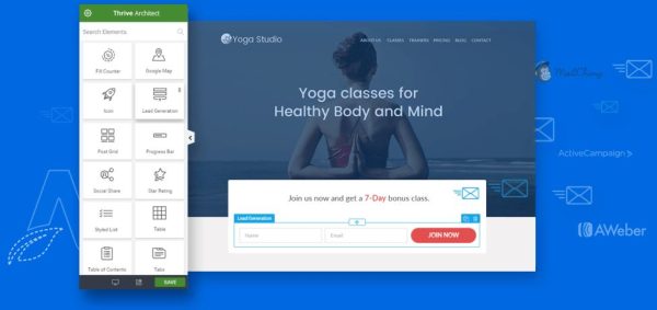 Thrive Architect • SHOP AEDIGI