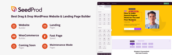 Website Builder by SeedProd — Theme Builder, Landing Page Builder, Coming Soon Page, Maintenance Mode – Plugin WordPress | WordPress.org tiếng Việt