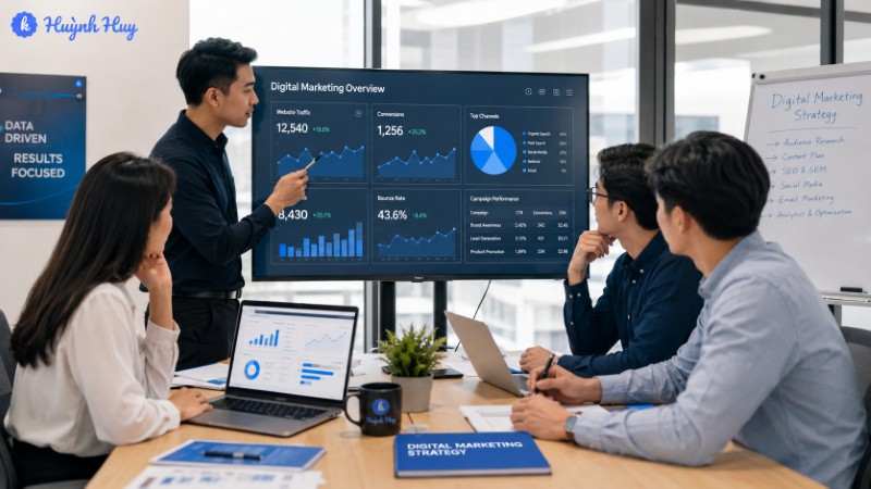 Đội ngũ chuyên gia tư vấn Digital Marketing Strategy với nhiều năm kinh nghiệm thực chiến Đội ngũ chuyên gia tư vấn Digital Marketing Strategy với nhiều năm kinh nghiệm thực chiến