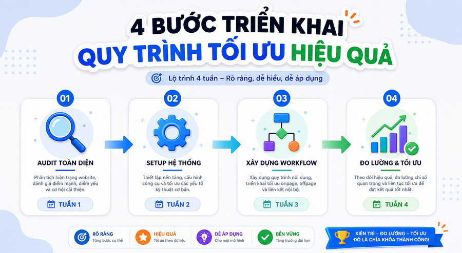 Lộ trình 4 tuần triển khai AI automation cho người mới bắt đầu