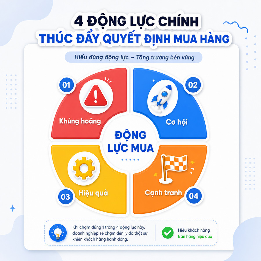 Bản đồ động lực mua hàng của khách hàng dịch vụ số